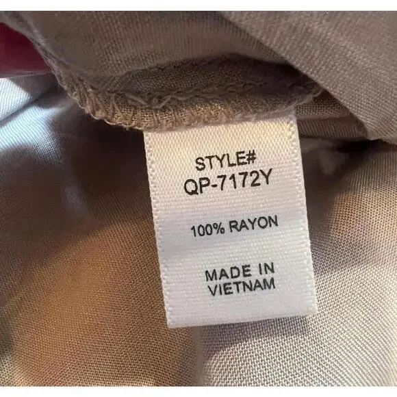 Zenana Wide Leg Tie Back Suspender Jump Suit Tan Multiple Sizes - Picture 5 of 5